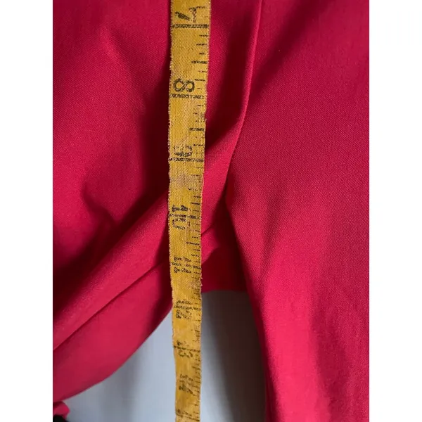 Rekucci Dress Pants Barbie Pink sz 12 Straight Leg‎ Trousers Office Work Pull on - Image 5