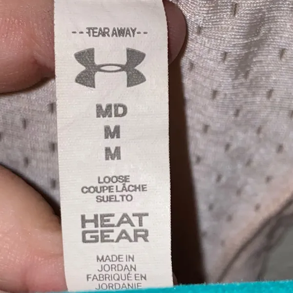 Under‎ Armour HeatGear Tank Top Medium Loose Fit Mesh Racerback Pink Athletic - Image 3