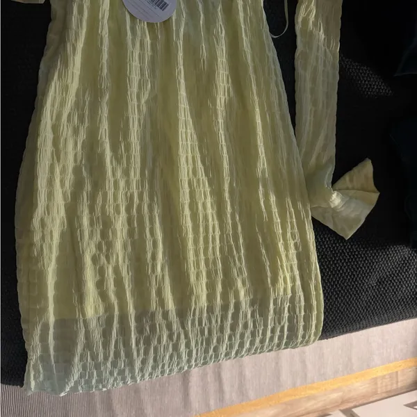 Elegant Butter Yellow Maxi Dress - Image 6