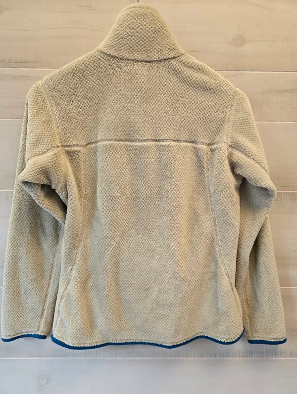 {S} Patagonia Women's Re-Tool Snap-T Pullover Cream Blue - Image 2