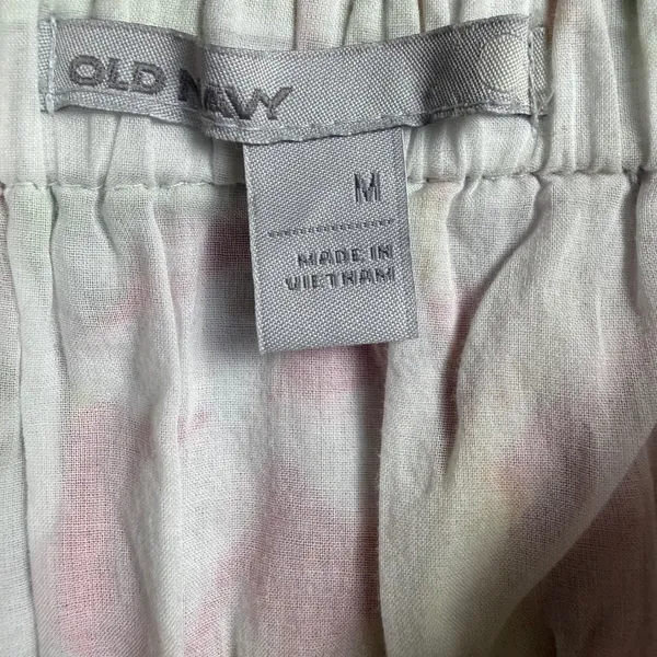 Old Navy Strapless Floral Maxi Dress‎ Women Medium Linen Blend Boho Summer - Image 4