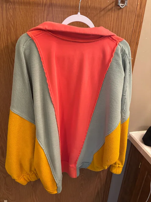 Multi Colored Oversized Sweatshirt Multiple Size M - Image 3