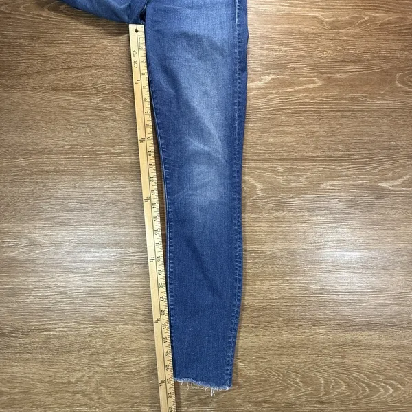 Mother Women's High Waisted Looker Ankle Fray Jeans 26 Lure Me In Skinny - Image 11