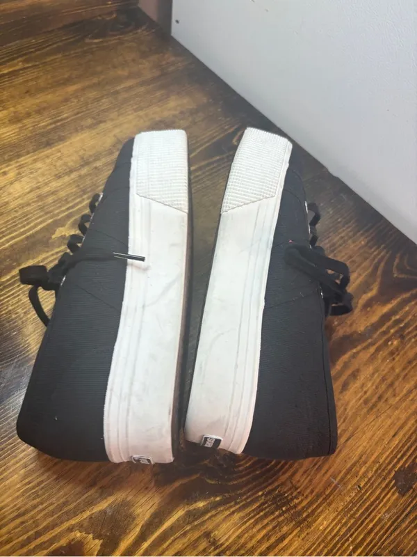 Superga‎ Black Platform Sneakers Women Size 7.5 - Image 4