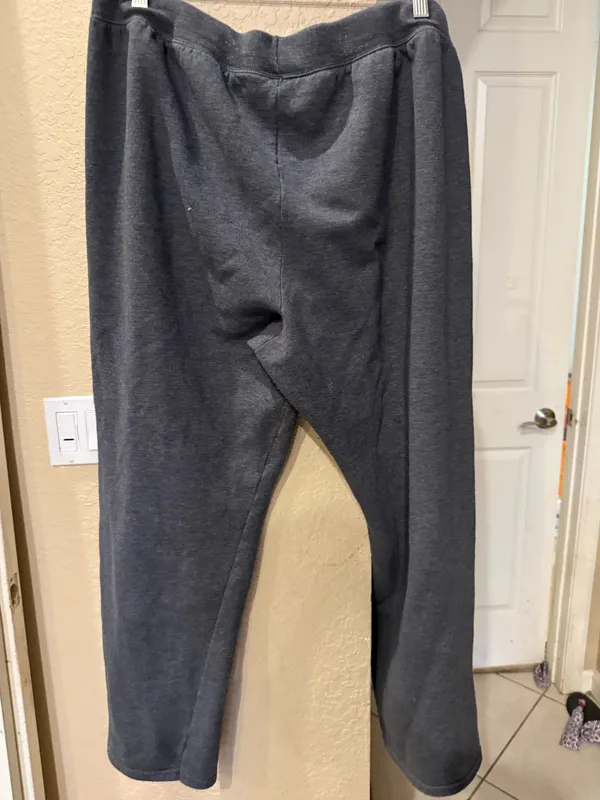 Hanes EcoSmart Dark Gray Sweatpants 2XL - Image 3