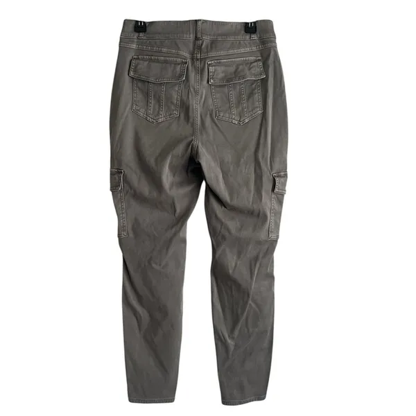 SPANX Stretch Twill Cargo Ankle Pants Soft Sage‎ Green Size XL - Image 4