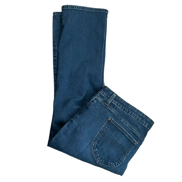 Old Navy Jeans Women Flared Leg Casual Size 18‎ Blue Denim Durable Minimalistic - Image 4
