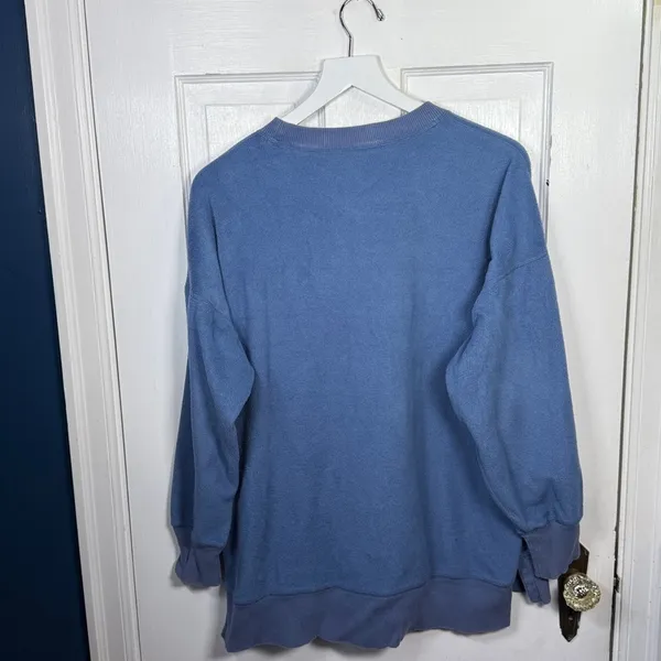 Aerie The Chill Sweatshirt in Blue W2106 Sz M - Image 7
