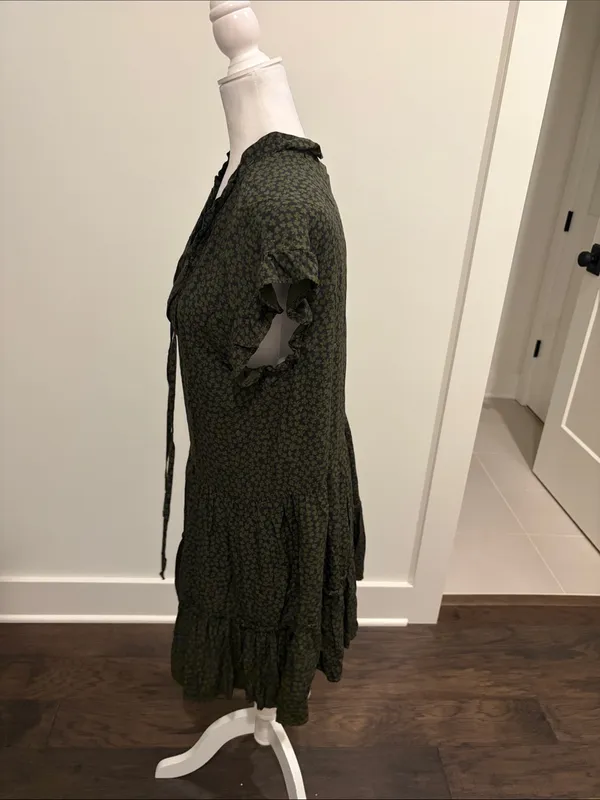 New With Tags Sundry Short Femme Shamrock Print Dress Sz S - Image 3