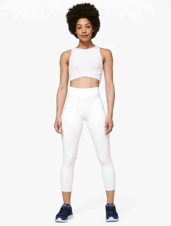 Lululemon Energetic Edge Cropped Tank Light Chrome 4 - Image 11