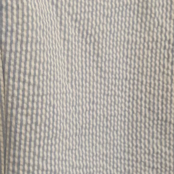 Lauren James Blue/white Seersucker Mini Dress L - Image 3