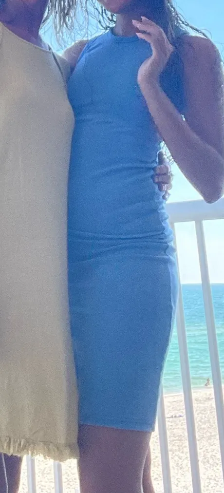 Blue Midi Dress - Image 3