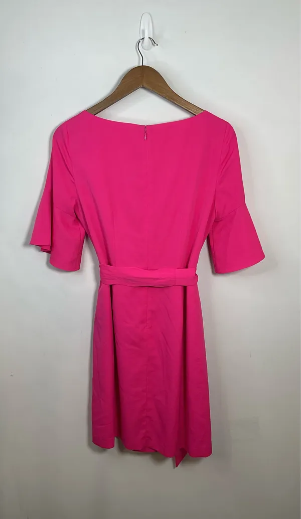 Eliza J Hot Pink Sheath Dress Size 8 - Image 4