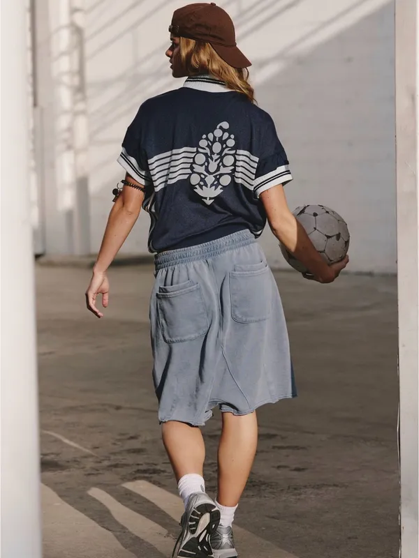 XS Free people movement all or nothing tee- navy blue combo NWT $78 - Image 2