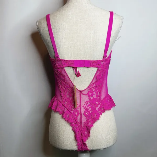 NWT Skims Femme Lace Balconette Bodysuit - Image 4