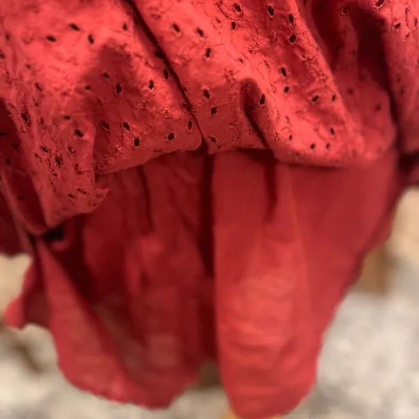 Red Aerie corset style spaghetti strap dress - Image 7