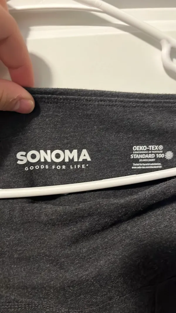 Sonoma Dark Gray Flare Leggings - Image 2