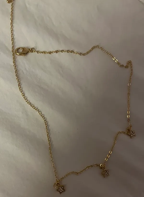 Target Gold Star Drop Necklace - Image 2