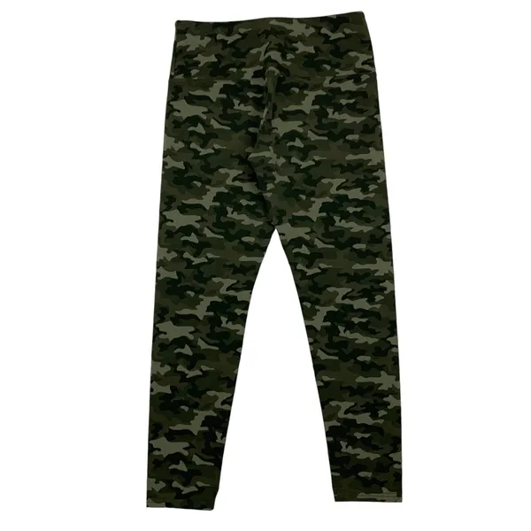 Casablanca Marrakech Leggings Medium Green Camo Stretch Boho Streetwear - Image 5