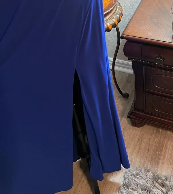 Formal blue evening dress Size L - Image 8