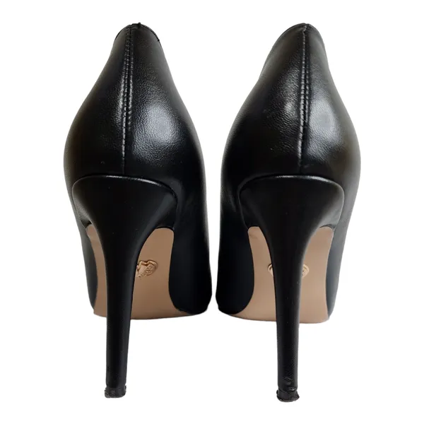 Petit Cadeau Lavinia Black Vegan Leather Stilettos Women's Size 7 - Image 13