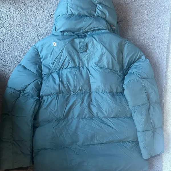 Figs teal puffer coat/jacket size L superb quality and EUC - Image 2