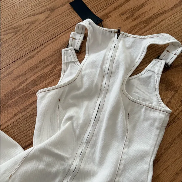 Lioness white denim dress - Image 5