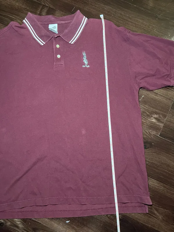 Warner Bros. Looney Tunes Bugs Bunny Polo Size XL - Image 9