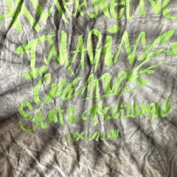 Urban Outfitters grey long sleeved authentic tie dye shirt - Image 10