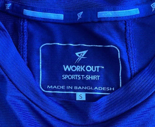 Primark Blue Work Out Sports T-Shirt - Image 3