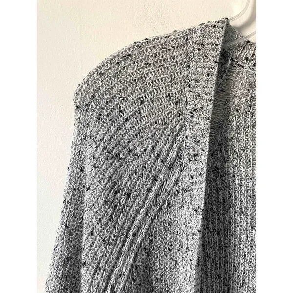 American Eagle Outfitters Rope Long Cardigan Sweater Black White Size Medium - Image 4