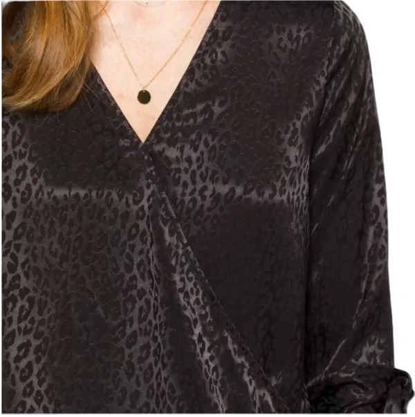 West Kei Allan Surplice Tie Sleeve High-Low Blouse - Image 5