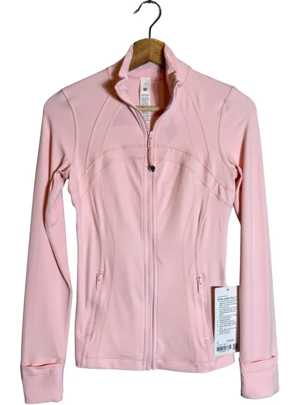 Lululemon Define Jacket Nulu Women's 4 Blush Quartz Pink Athletic Workout NWT - Image 5
