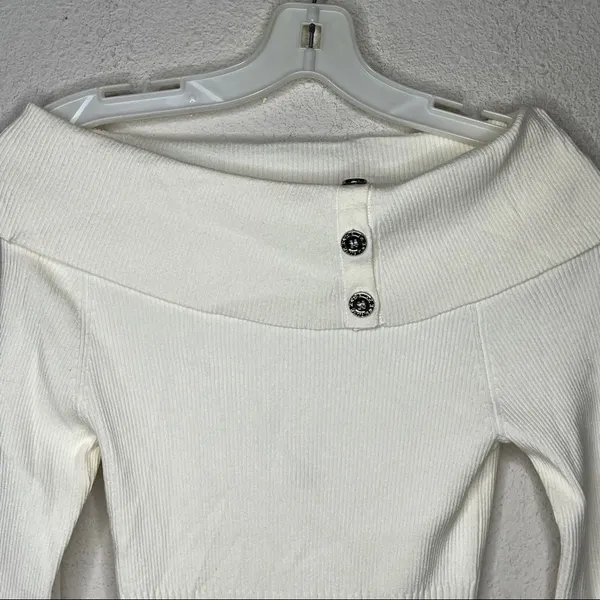 White House Black Market White Sweater nwt‎ - Image 2