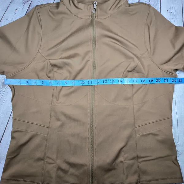 Girlfriend Collective Parker Seamed‎ Jacket Sepia Brown XXXL 6230-SEP-XXXL NWT - Image 8