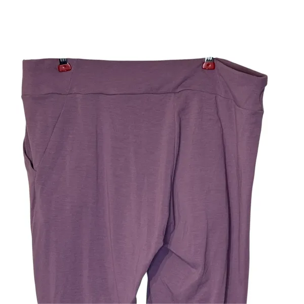 Asics Womens Sarrouel Harem Yoga Pants Purple Large NWT 130567 - Image 8