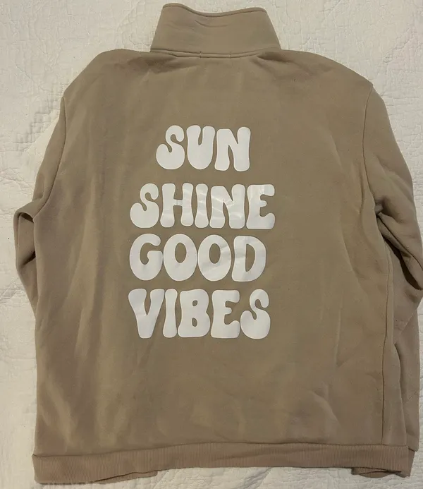 Quarter Zip Beige - Image 2