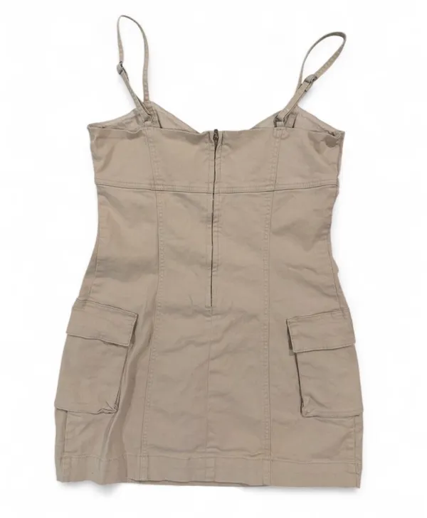 Cotton On Beige Mini Dress Medium - Image 3
