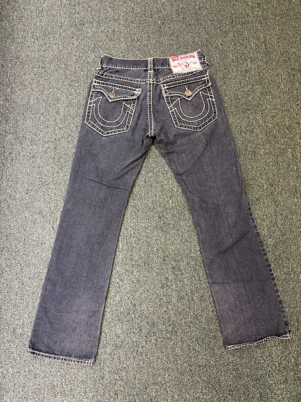 True Religion Ricky Super T Size 32 Made In USA - Image 3