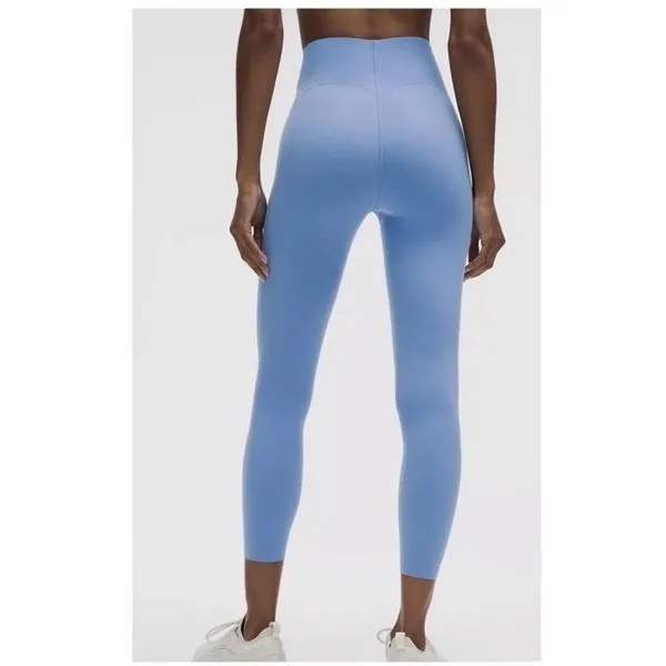 Lululemon Glow Up SHR Tight 25" Prep Blue Women's Size 8 Leggings Run Lift NEW - Image 3
