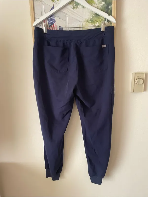 Figs Zamora Joggers Scrub Pants in Navy Blue Size Large - Image 7