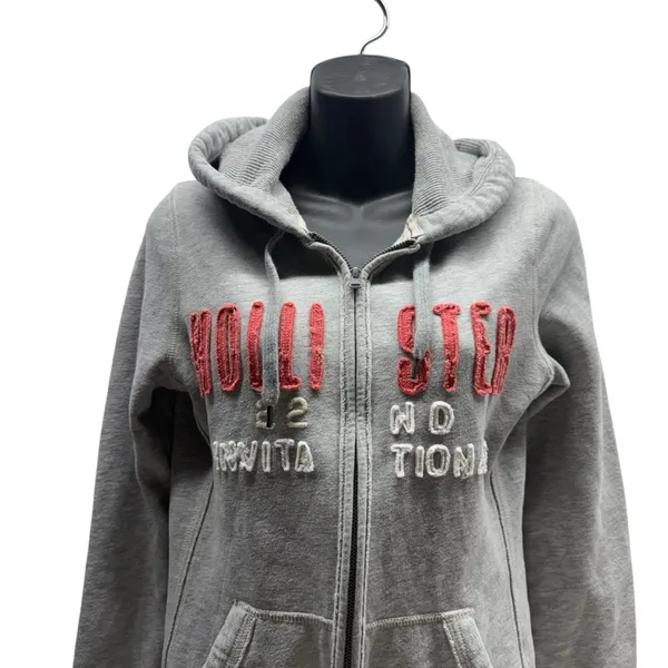 Hollister Y2K Zip Up Hoodie - Image 4