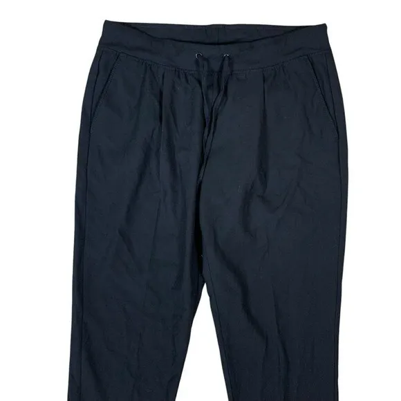 Cambio Jaqueline Black Relaxed Fit Drawstring Tapered Pants Comfort‎ Stretch 8 - Image 3