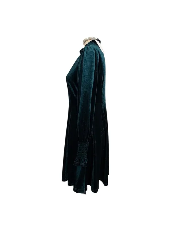 NEW Baltic Born Tina Velvet Dress In Emerald Green Size Large - Image 5