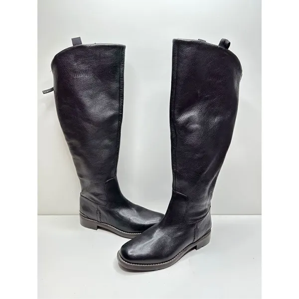 Franco Sarto‎ Meyer Black Leather Knee High Boots Size 6 - Image 2
