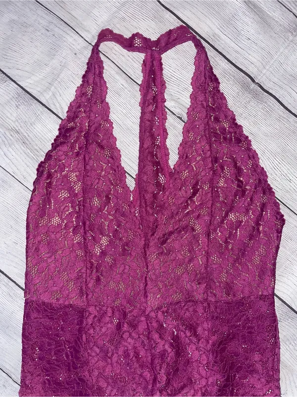 Intimately Free People Lace Halter Teddy Bodysuit - Image 2