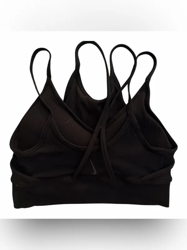 Nike Double Layer Black Sports Bra - Image 2