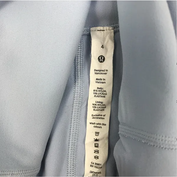 LULULEMON Align High-Rise Short 6" Women Sz 4 Blue Athletic Yoga Outdoor Comfort - Image 9
