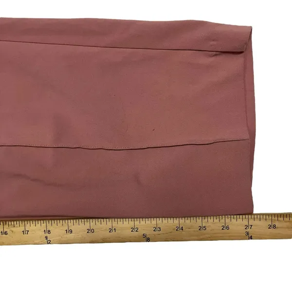 Madewell The Fairbanks Straight Leg Pant Woodrose Pink Size 16 - Image 9