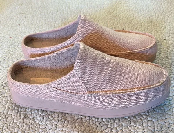 Sperry Moc-Slider Mule Hemp Rose - Image 5